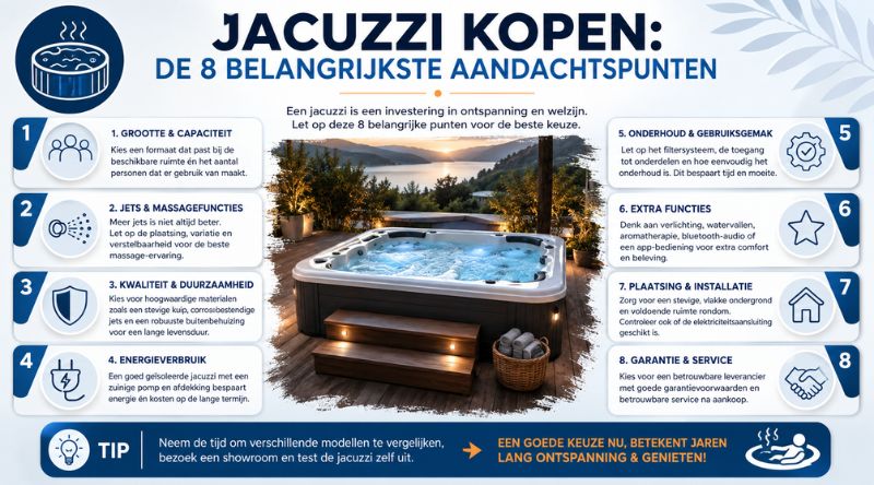 Jacuzzi Kopen De 8 Belangrijkste Aandachtspunten
